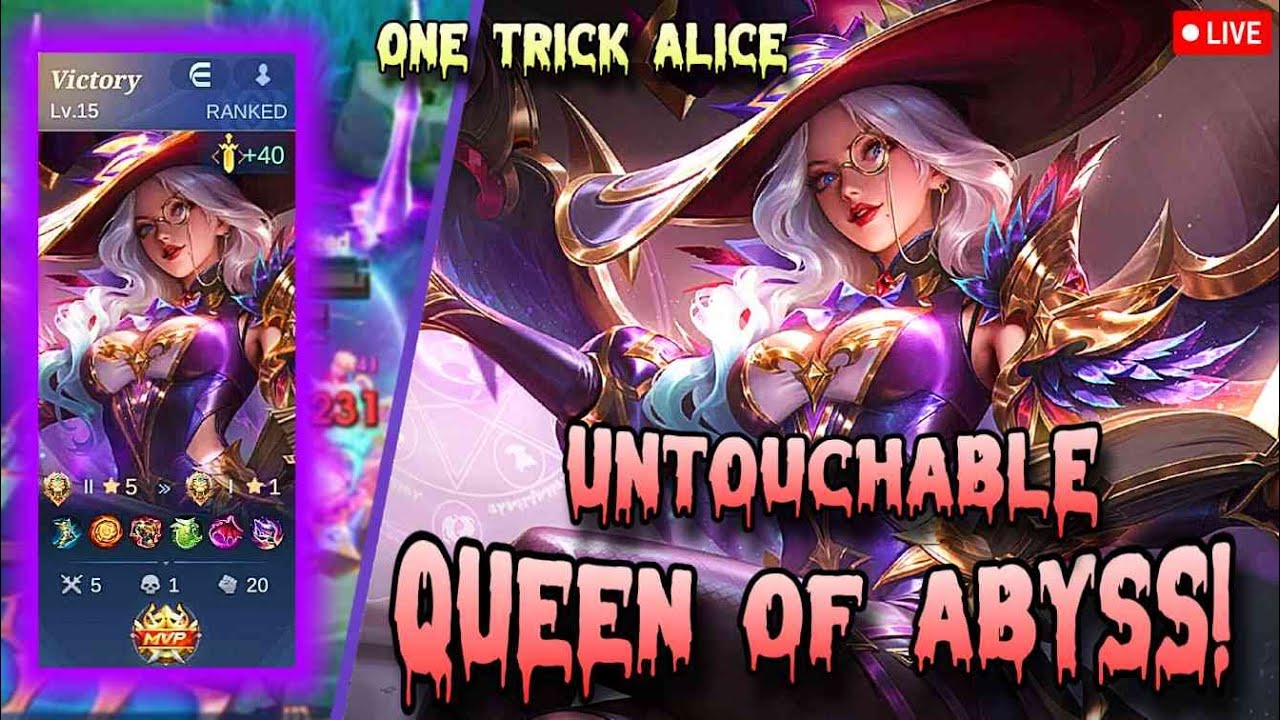 Alice one trick to Immortal MLBB
