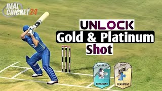 Real Cricket 24 Unlock Platinum Shot And Gold Shot Explain