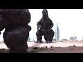 Godzilla vs ghost godzilla  stop motion 