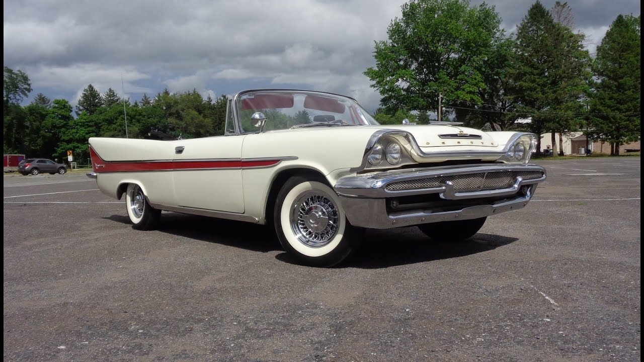1958 Desoto Firesweep Convertible Survivor & 350 Engine Sound on My Car Story with Lou Costabile