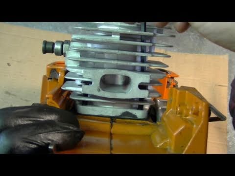 Engine Rebuild On Husqvarna 55  & 51 Chainsaw Part 2/3