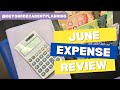 June Expense Review | Budgeting