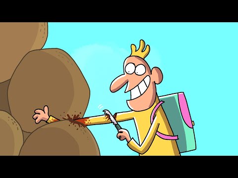 Hiking | Cartoon Box 236 by FRAME ORDER | 127 Hours Movie Parody Cartoon