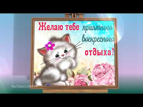 Желаю приятного воскресного🌸 отдыха🌸 Весёлый зайчик🌸
