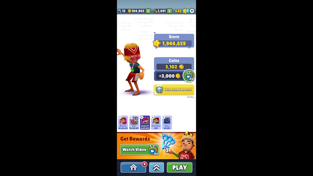 Impossible Subway Surfer Record Best Live Streaming | Subway Surfers Live |😱 HD 1080p