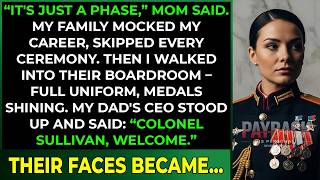 Details My Family Mocked My “Little Army Job” — Then My Dad’s Boss Saluted and Said: “Colonel, Welcome” News