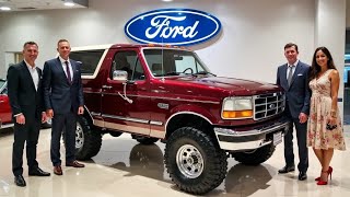 “The 1996 Ford Bronco XLT Returns in 2026 – A 4X4 Legend Reborn!”