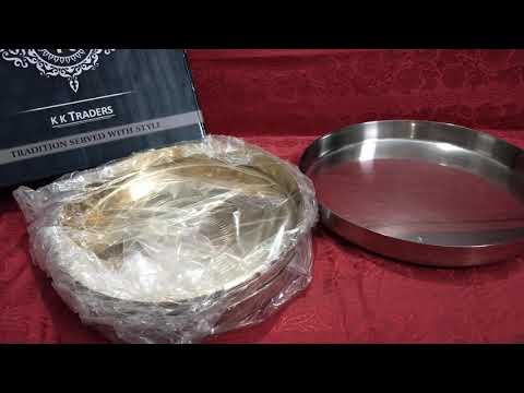 Unboxing and review of pure Kansa Bronze plate of 11.5