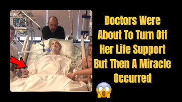 👈Full video - Doctors were about to turn off her life support but then a miracle occurred!