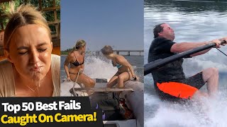 Top 50 BEST Fails Caught On Camera | Try Not To Laugh