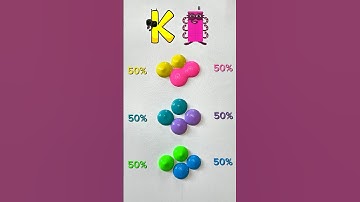 Alphabet Lore vs Nomber Blocks colour mixing. #asmr #art #oddlysatisfying #satisfying