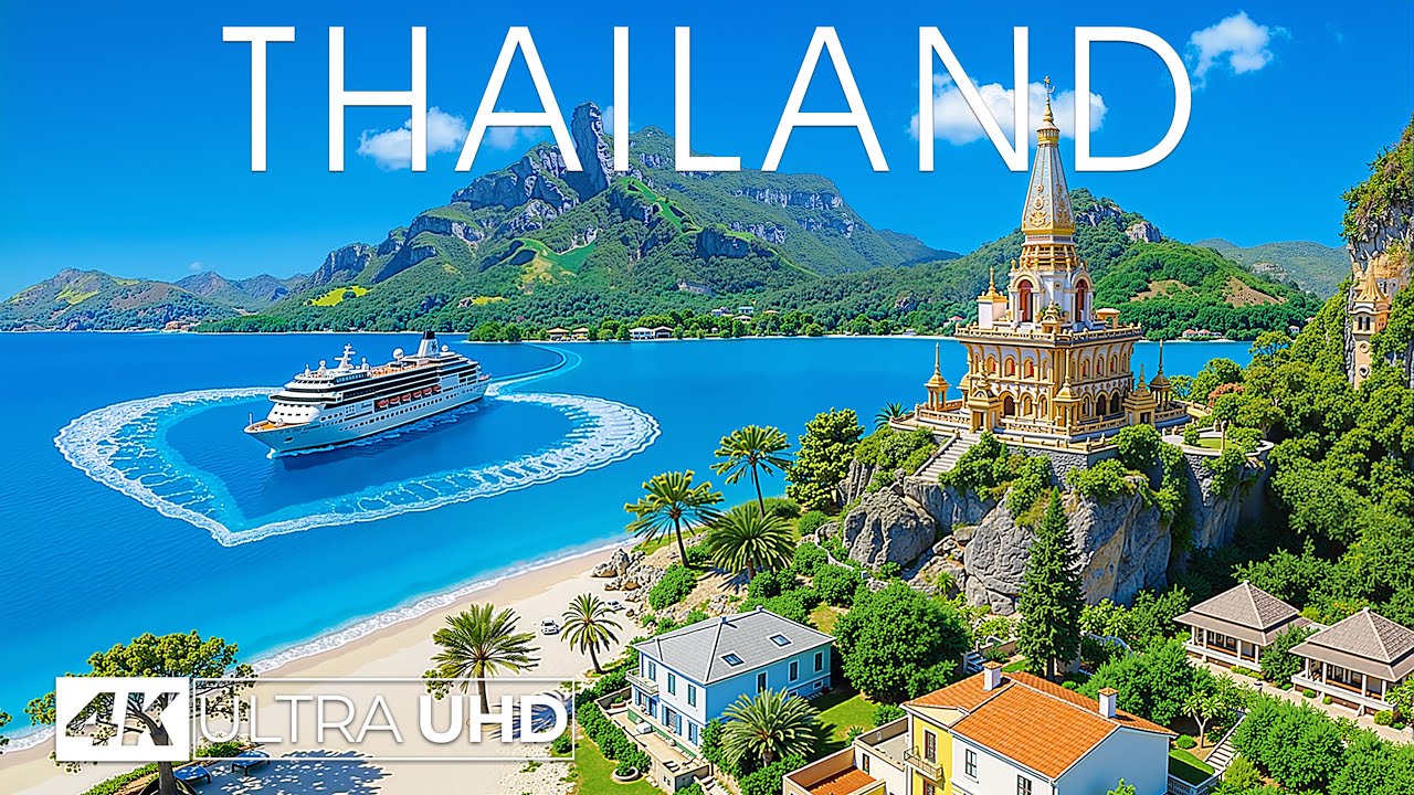[4K] Thailand 2026 | Beautiful Shores, Golden Buddha & Scenic Island Views