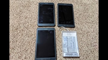 Lot Of 3 Samsung Tablets Repair/Restoration
