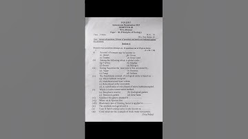 M.Sc. Botany 3rd Semester Exam 2024 Question Paper #questionpaper #botany #previousyearquestions