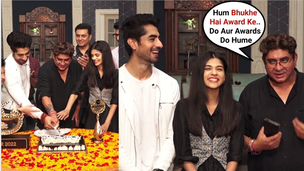 Yeh Rishta Kya Kehlata Hai Harshad Chopda, Pranali Rathod Celebrate Win Of Star Parivaar Awards 22
