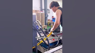 Hydraulic servo system can improve efficiency #hydraulic #servomotor #hydraulicpress #servo