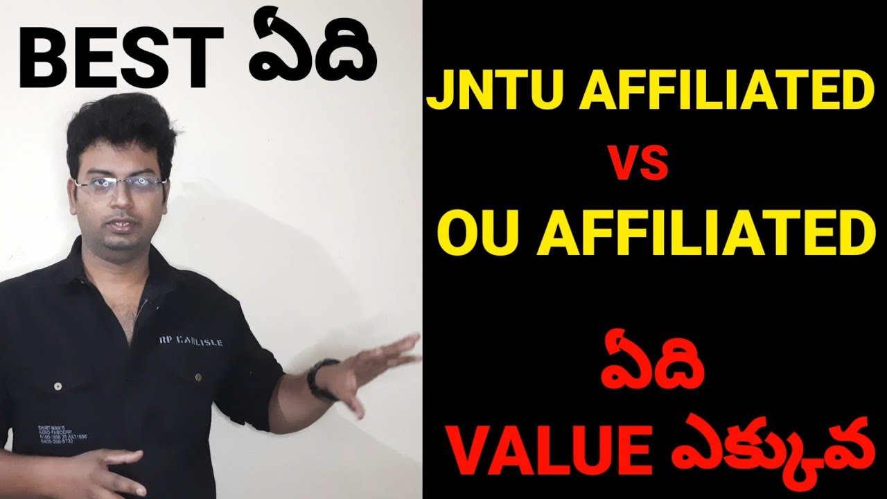 JNTU AFFILIATED COLLEGE VS OU AFFILIATED COLLEGE JNTU VS OU btech ou jntu-affiliated-college-vs-ou-affiliated-college-jntu-vs-ou-btech-ou