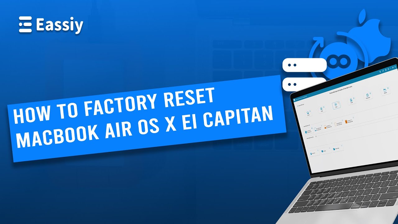How to Factory Reset Macbook Air OS x EI Capitan - YouTube