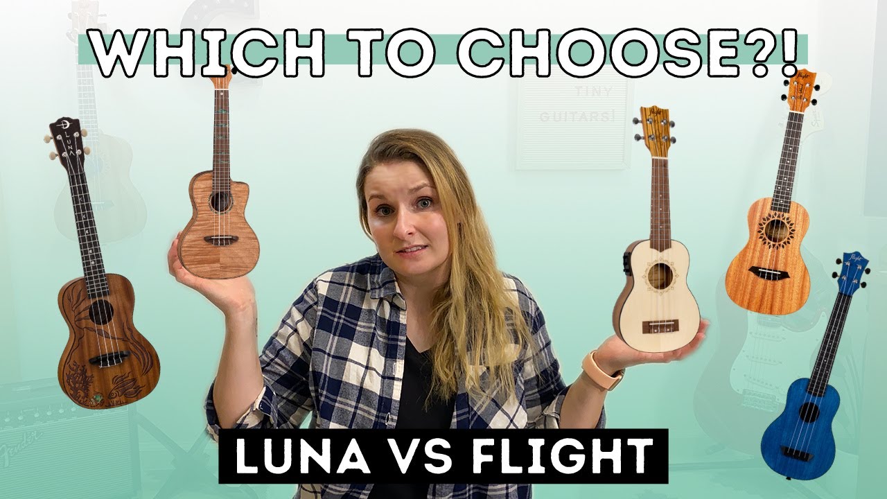Ukulele Recommendations for Beginners (Luna vs. Flight) (A Beginners Perspective)