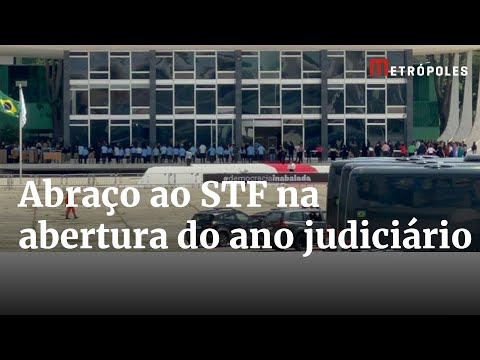 Veja abraço ao STF na abertura do Ano Judiciário