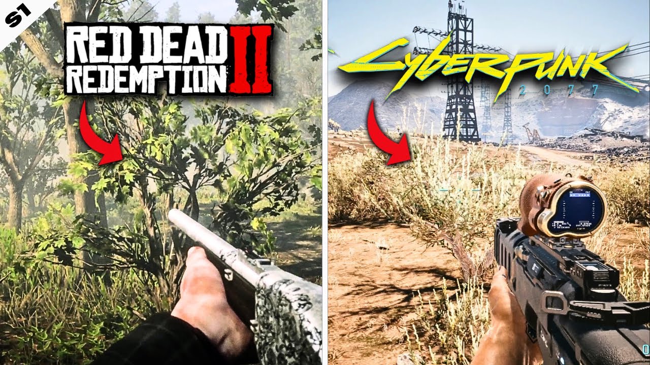 Red Dead Redemption 2 VS Cyberpunk 2077 | Comparison battle! - YouTube