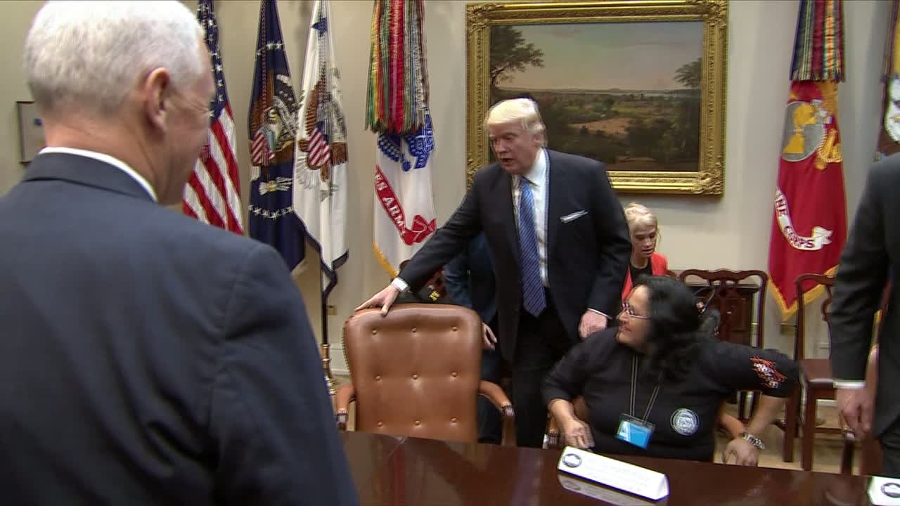 US - President Donald Trump reinacts anti-abortion "global gag rule"