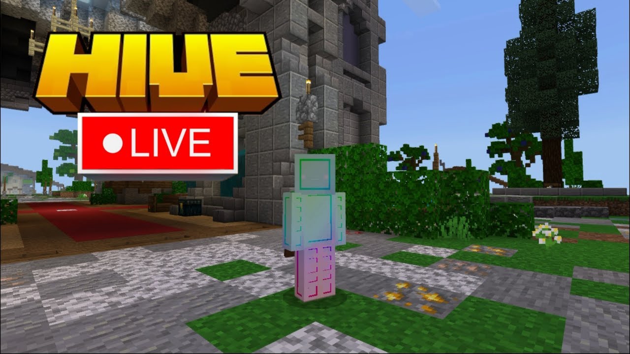 ⭐️hive live with viewers minecraft hive with you - YouTube