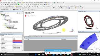 ANSYS Bike Disc Brake structural analysis
