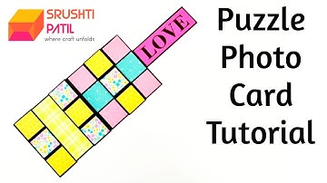 Puzzle photo Card Tutorial by Srushti Patil