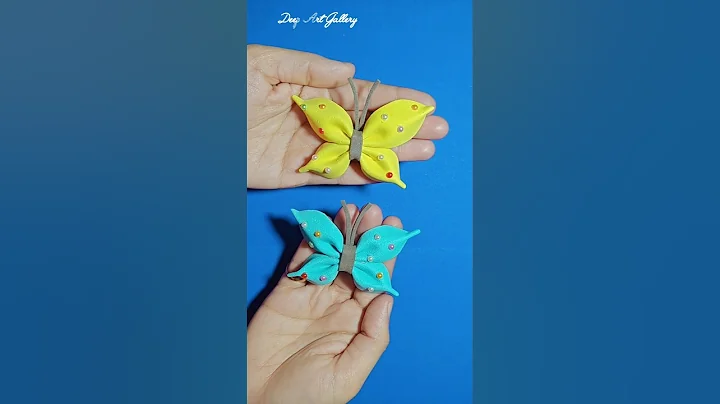 DIY Butterfly 🦋 #shorts #diy #diycrafts #butterfly #deepartgallery