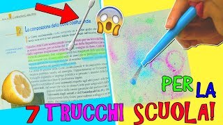 7 SEMPLICI TRUCCHI PER LA SCUOLA CHE DEVI CONOSCERE! (SCHOOL LIFE HACKS) Iolanda Sweets