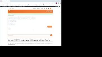VISEON Ask  - Agentic Website Discoverability