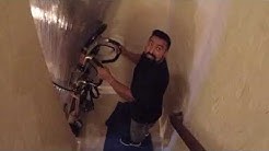 Moving a heavy recliner upstairs | Irving TX Movers | Rescue Moving Services