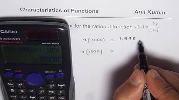 Two Methods to Find End-behaviour of Rational Function