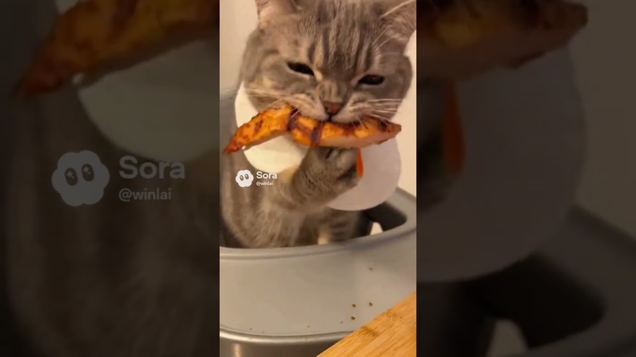 Why does this cat seem comfortable now? 🤔 