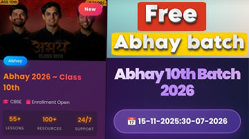 🔥Free Abhay Batch Nexttoppers Class 10th Free | Abhay Batch 25-26 😇#nexttoppers
