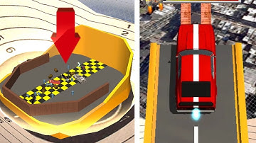 Stunt Car Jumping Gameplay (by Sylvie) | Android, iOS