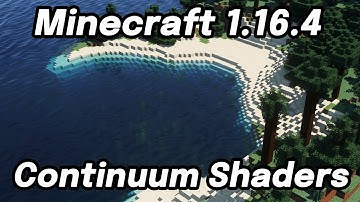 How to Install Continuum 2.0 Shaders and Optifine in Minecraft (1.16.4 / 1.16.5)
