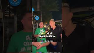 Do you think hes really in Thailand just for culture and temples?