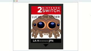 LUCAS THE SPIDER ON NINTENDO SWITCH 2 (New meme)