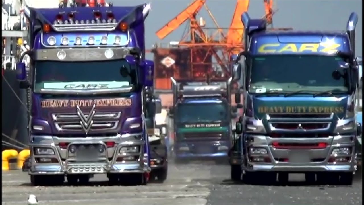 【カミオン】重量物運搬のエキスパートCAR'Zが湘南の風を切ってパワフルに走る！　前編【道連れ動画】