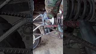 Build Swing Arm Scooter #shorts #homemade #build #diy #scooter #arm