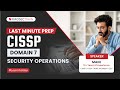 What is Domain 7 of CISSP? | Exam Prepare for the CISSP Domain 7 : Security Operations