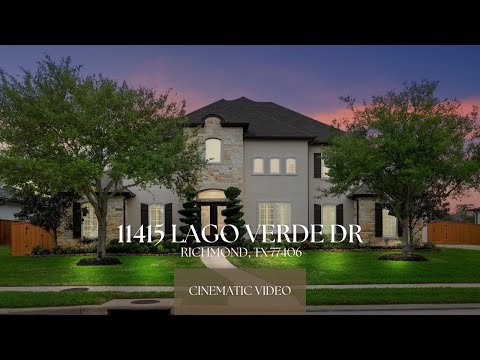 11415 Lago Verde Dr, Richmond, TX home video tour