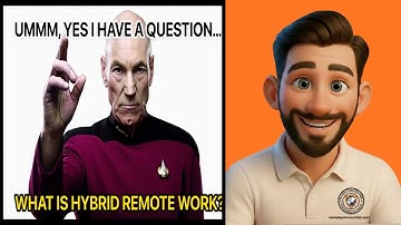 What is hybrid remote work?
