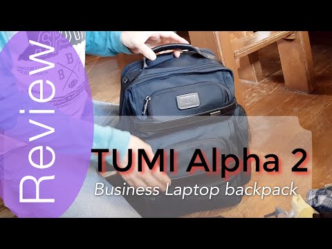 Tumi Alpha 2 T-Pass Business Laptop backpack review