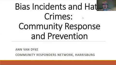 Bias Incidents and Hate Crimes: Community Response and Prevention