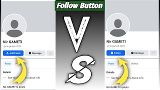 Facebook add friend to follow button | How to enable follow button in facebook account#Technonir