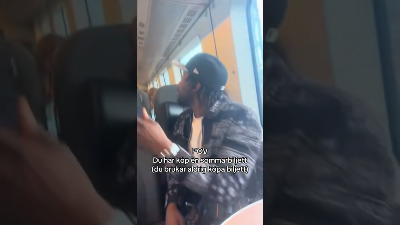 Enda gången de inte kollar biljetter är när jag har köpt 🤦‍♂️