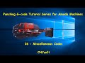 26  miscellaneous codes  punch programming gcode tutorial series for amada machines